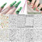 10 pieces of 3D abstract three-dimensional nail art nail decals black lace nail art design stickers nail art decoration DIY nail art stickers acrylic henna design decoration