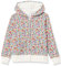 Amazon Essentials Felpe con Cappuccio Foderate in Pile con Cerniera Bambine e Ragazze, Bianco Motivo Floreale Piccolo, 5 Anni