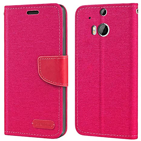 HTC One M8 Hülle, Oxford Leder Wallet Case mit Soft TPU Back Cover Magnet Flip Case für HTC One M8, Smartphone Hüllen