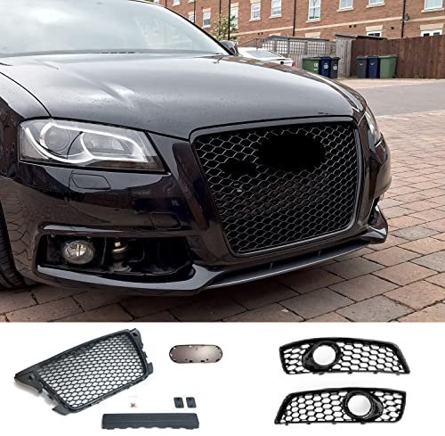 GOINGFAST Parrilla Sport Panal de Abeja con Rejillas de Ventilación A3 8P 08-13 Facelift