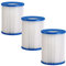 Monzana 3X Cartuchos de Filtro para Piscina SPA Tamaño I 89x79mm Tipo S1 Lavable Repuesto Hidromasaje
