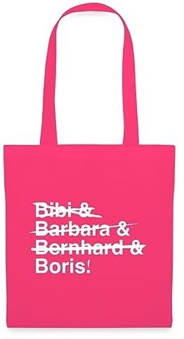 Spreadshirt Bibi & Barbara & Bernhard & Boris Blocksberg Stoffbeutel, One size, Azalea