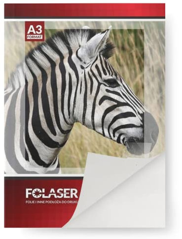 Netuno 10 hojas de lámina autoadhesiva blanco mate A3 420 x 297 mm Folaser papel adhesivo laser película imprimible para impresoras láser copiadoras etiquetas pegatinas precios oficina rótulos