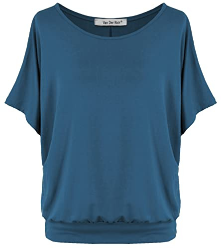 Van Der Rich ® - Oversize T-Shirt mit Fledermausärme - Damen