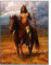 QITEX Bilder auf Leinwand Raumdekorationen Poster Indianer Indianer Krieger Landschaft Gemälde Wanddekor Wandbilder Leinwand Kunstdruckee leinwand bilder 30x40cm(Kein Rahmen)