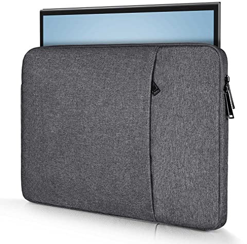 Tragbare Monitorhülle für 40,6 cm (16,1 Zoll) Uperfect Veout KYY InnoView Lepow GTEK ViewSonic ZSCMALLS 15,6 Zoll USB-C tragbare Display-Monitore, 38,1 x 27,4 cm, Space Grey