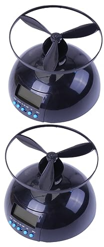 Warmhm 2st Digitale Uhren Batterieuhr Digitaluhr Wecker Digital Herrenuhren Digitaler Wecker Fauler Wecker Lauter Helikopter-wecker Fliegender Wecker Hubschrauber Stumm
