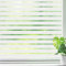 Qualsen Fensterfolie Blickdicht Sichtschutzfolie Fenster Fensterfolie Selbsthaftend Blickdicht Milchglasfolie Klebefolie Fenster Fensterfolie Sichtschutz Folie Anti-UV(75 x 300 cm, Frosted Stripe)