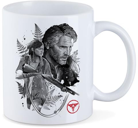 T-Nerds - Joel and Ellie - Tasse Mug Kaffeetasse Teetasse - Weiß