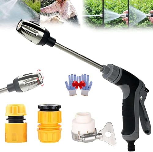 Power High-Pressure Cleaner for Every Garden Hose,2024 New My Garden Friend Pressure Washer,2-in-1 High Pressure Power Washerwith Accessories (1PCS+Connector)