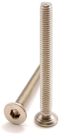 Vis M3x30 mm Tête Fraisée BTR en acier INOX A2 | Ø 3x30 mm - M3 x 30mm | Vis FHC à 6 pans creux (clé allen) ISO 10642 / DIN 7991 | Vis inoxydable A2 (V2A/304) : LOT DE 10 Pcs - Premium Fixation
