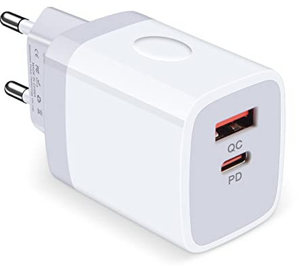 20W USB C Ladegerät Samsung Schnellladegerät Netzteil für Samsung Galaxy Z Flip 6/A55/A15/A35/A34/A25/A54/S24/S23/S22/S21,iPhone Ladegerät USB C Adapter,USB C Stecker Ladestecker für iPhone 16 Pro/15