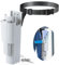 Feekoon Window Cleaning Holster with Belt, Detachable Side Bucket, Squeegee Holder, Grey PP Plastic Tool Belt for Window Cleaners