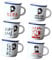 SHOWERORO 12 Pz Tazza smaltata tazza termica mug termica tazza riscaldante bicchieri caffe piccola coppa di vino tazza per bambini fornitura camera da letto tazza d'acqua smaltata smalto