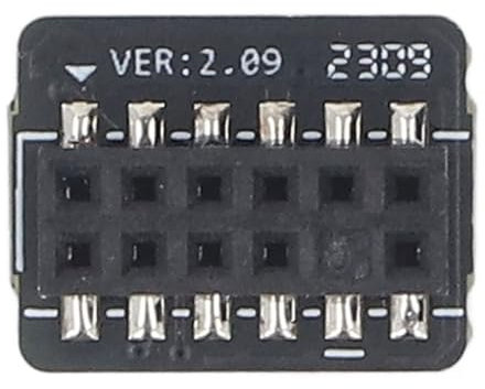 TPM 2.0 Verschlüsselungssicherheitsmodul, SPI 12Pin Sicherheitsmodul für A520, B550, WRX80, X570S, B650, TPM Sicherheitsmodul für Motherboard