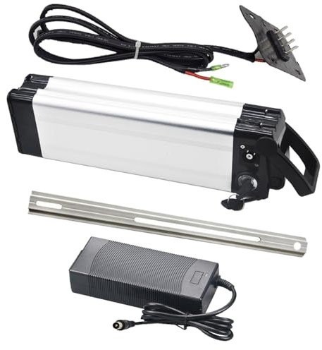 ZXLLAFT Batería Bicicleta eléctrica 48V 13Ah 8Ah 10Ah 17,5Ah Batería Litio 36V 10Ah Batería Bicicleta eléctrica 24V 20Ah 15Ah con Cargador y Puerto 4 Pines para Motores Menos 850W,24v20ah
