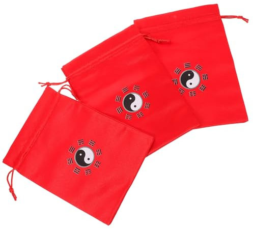 Kisangel 3pcs Skipping Rope Storage Belt Drawstring Pe Bags Gym Bag Drawstring Valuable Storage