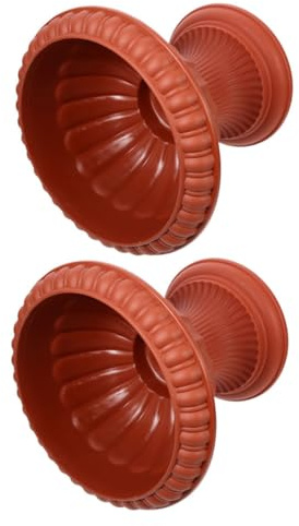 PartyKindom 2pcs Classic Urn Planter Vintage Roman Column Flower Pot for Wedding Home Garden Decor