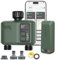 Shrivee Timer per Irrigazione Wifi 2 vie a Batteria Smart Programmabile Automatica Water Temporizzatore per Esterno Giardino Prato Orto