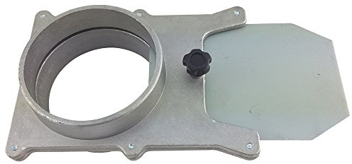 Charnwood Aluminium Blast Gate with 100mm (4) Diameter Connections
