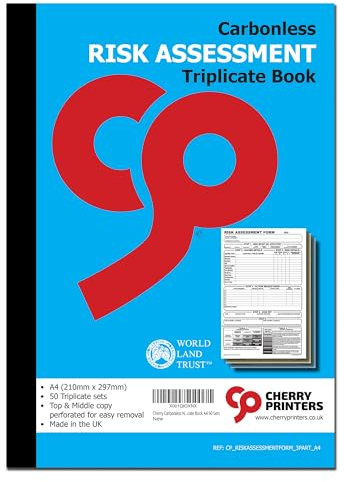 Cherry Durchschlagsbuch für Notfallrisiko, A4, 50 Sets