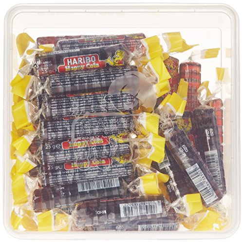 Haribo Bonbon Gélifié Cola Roulette x 45 Pièces 1,13 kg
