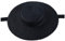 Ulalaza Sombrero de sol trenzado de ala ancha para mujer, protección solar UPF 50+, sombrero de paja para verano, 30000BLK 15CM, Talla única