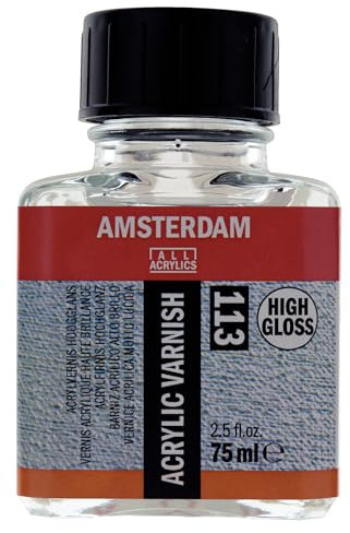Amsterdam Barniz acrílico de 75 ml (113 barnices de alto brillo)