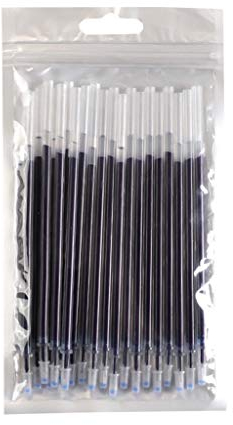 FeiliandaJJ 20Pcs Gelstifte Nachfüllungen Set Blaue Schwarz Rot Gelroller Minen Kugelschreiberminen Gel Stift Nachfüllungen zum Schreiben, Notieren & Skizzieren,für Büro Schule (Blaue, 0.38mm)