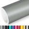 Actinium® Klebefolie 7€/m² Grau Matt | 5m x 0,63m selbstklebende matte Folie | Möbelfolie selbstklebend Küchenfolie Plotterfolie