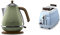 De'Longhi Frühstücksset Icona Vintage - Wasserkocher KBOV2001.GR und Toaster CTOV2103.GR, Grün