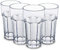 YINJOYI 410ml Clear Plastic Cups Tumblers Highball Drinking Glasses Tall Kids Water Beakers Reusable Glassware Picnic Drinkware