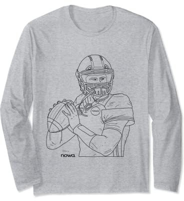 AMERICAN FOOTBALL JERSEY TOUCH DOWN QUARTERBACK Long Sleeve T-Shirt