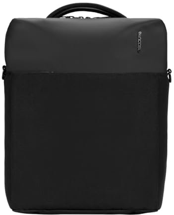 Incase A.R.C. Tech Tote & 14 Laptop Bag 11.5L - Versatile borsa da lavoro con scomparti, tasca RFID + tracolla rimovibile, nero, Medium