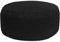 Bruni Pouf Sitzhocker L in Schwarz – runder Sitzpouf, Indoor und Outdoor als Fußhocker, Yoga-Sitzkissen, Meditationskissen geeignet, in Deutschland gefertigt