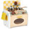 Classic World Kinder Küche | Kinderküche ab 3 Jahre | Kinderküche Zubehör | Spielküche Holz klein | 8 Teile | Holzspielzeug Küche für Jungs & Mädchen