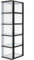 Iris Ohyama, Kunststoff Schubladenbox mit 5 flachen Schubladen, Schwarz, Easy-Pull-System, A4, A5 & A6 Format, Schreibtisch Organizer für Büro, Schreibwaren, BPA-frei, Schubladenschrank, DDOCH-2500