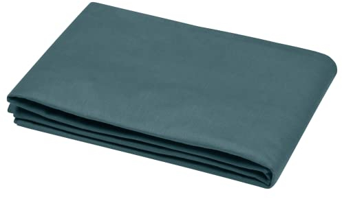STOF Bettbezug – Größe 240 x 220 cm – 100% Baumwolle Öko-Tex Zertifiziert – Farbe Eukalyptus – Modell Eden – Bettwäsche für Zuhause, ideal für Doppelbett, Queen oder Standard – 2 Personen
