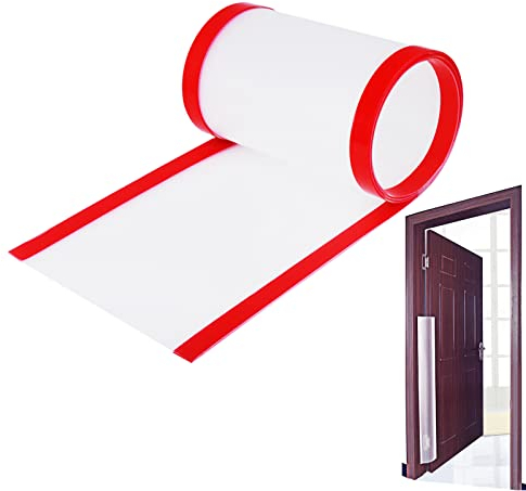Floatdream Klemmschutz, Türen Bandseite, Fingerklemmschutz Türen mit transparenter Farbe, Zur Verwendung bei allen Arten von Scharniertüren, um ein Einklemmen zu verhindern