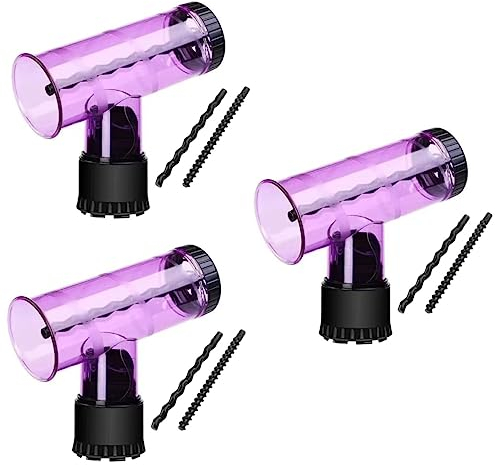 FOMIYES 3st Haartrockner Lockiger Diffusor Rotierender Lockenstab Haardiffusoraufsatz Für Lockiges Haar Lockenstab Automatischer Lockenwickler Reisefön Stk Reisen Friseurwerkzeug
