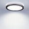 LED Deckenlampe LUCKY rund Schwarz 12W - Neutrales helles Licht für jede Ecke
