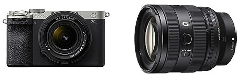 Sony Alpha 7CII di Sony | Fotocamera mirrorless full-frame (compatta, 33 MP, autofocus in tempo reale, 10 fps, video in 4K, display touch orientabile) + Lente SEL2860 + Lente SEL2070G (Argento)