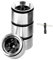 Baoblaze 4 Stücke 1 Zoll Reifen Rad Ersetzen Professionelle Metall Felgennabe Metall RC Felge für 1/18 LKW Hobby DIY Zubehör, Schwarz