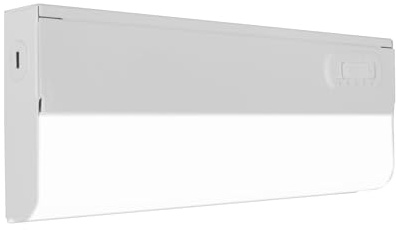 9” LED Direct Wire Under Cabinet Light - Dimmable Undercounter LED Lights for Kitchen - Selectable CCT 2700K-5000K, 340-360 Lumens, 5W - UCB Series Hardwired Under Cabinet Lighting by NICOR Lighting