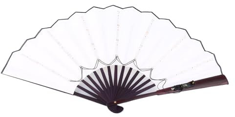 lopituwe Rave Ready LED Fan For Costume Parties And Night Events Festival Accessories Party Supplies Glow In Dark Halloween Bars, White