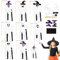 MONCAP 8 Stück Halloween Gespenst Bastelset Kinder Geister Basteln Halloween Schwebender Geister Kreativset Halloween Deko Basteln Handwerk für Mädchen Junge Halloween Party DIY