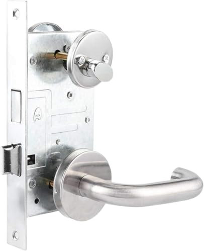 Schiebetürschloss für Wohngebäude, kommerzielle Türschloss-Set, Brandschutz-Türschloss, Edelstahl, Ganggriff-Schloss, Set, Feuer-Notausgang, Korridor, Durchgang, Türschloss-Set, Schnellentriegelung,