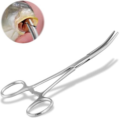 1 Stück Fishing Haken-Lösezange Hakenlöser Angeln,Angel Zange,Lösezange Angeln,Arterienklemme,Piercing Zange,Hakenlöser Zange,Arterienklemme Angeln,Pinzette Aus Edelstahl Für Barsch, Forelle & Mehr