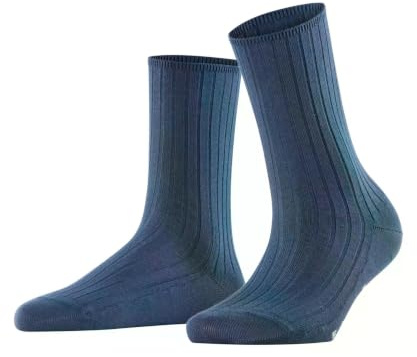 FALKE Cotton Rib Socken space blue (6116), 35-38