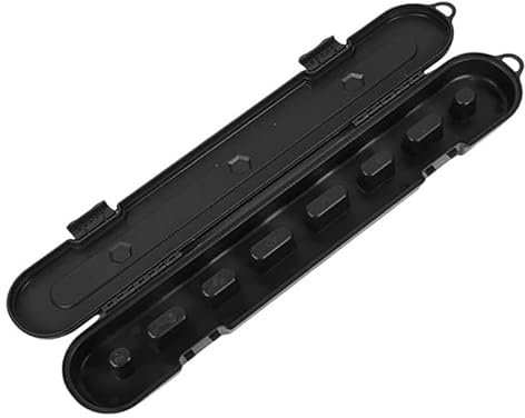 Original Chains Organizer Box,Portable Universal Chain Saw Storage Holder Case, for Blade Chains, Black Orange Case Chain Locker Chainsaw(Black)